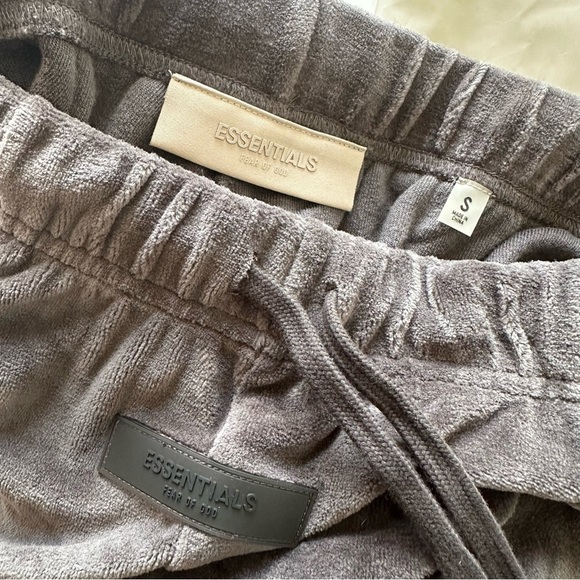 NWT: Fear of God Essentials Velour Lounge Pants | small - Picture 3 of 10